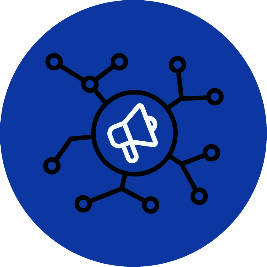 Distribution & Performance Support Icon
